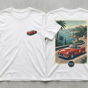 T-shirt The Riviera Racer — White Edition