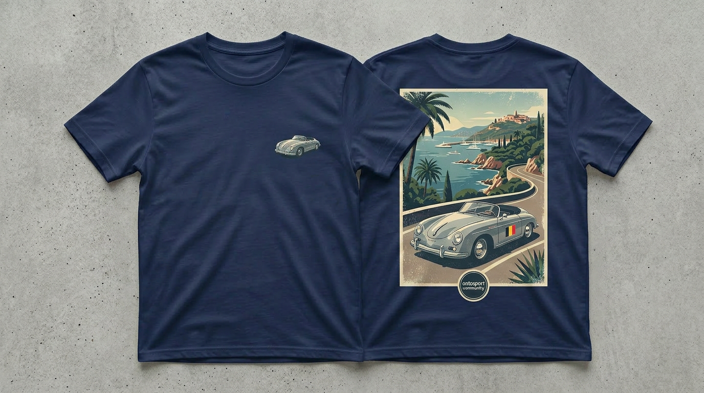 T-shirt The Riviera Racer — Navy Edition