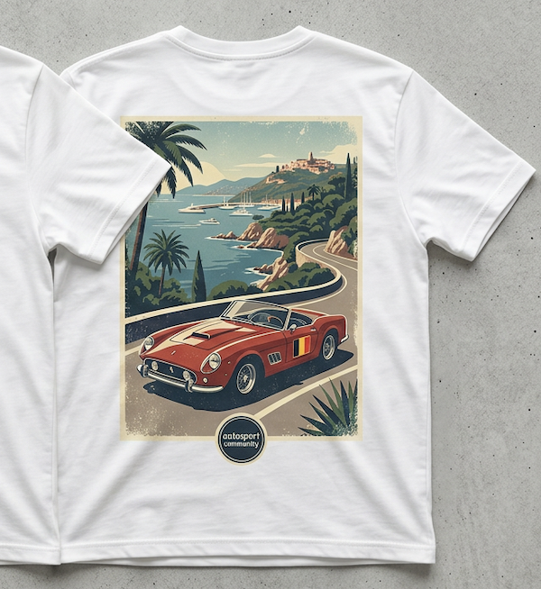 T-shirt The Riviera Racer — White Edition - Image 3
