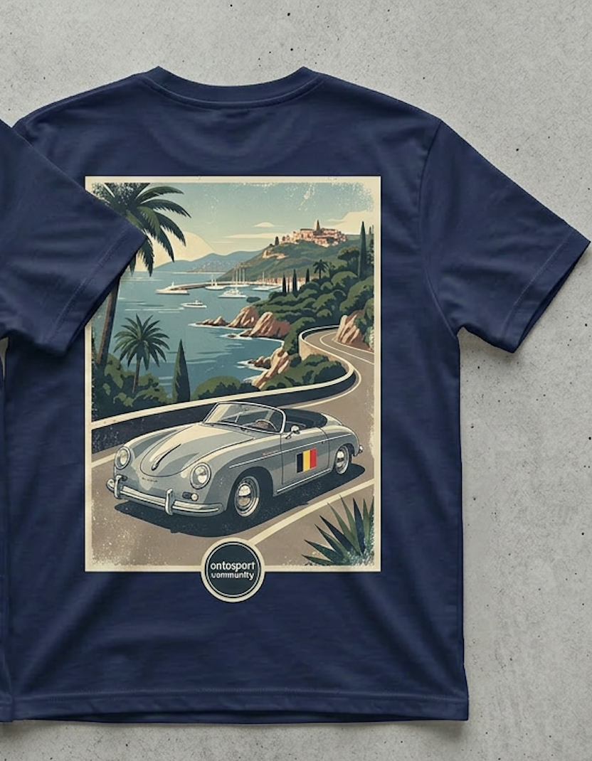 T-shirt The Riviera Racer — Navy Edition - Image 3